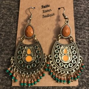 Gold Fashion Earrings